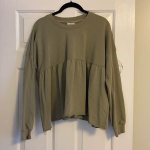 Peplum Sweatshirt